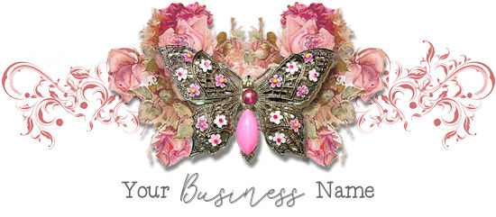 Butterfly Rose Web Design Template