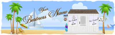 Beach Cottage Web Design Template