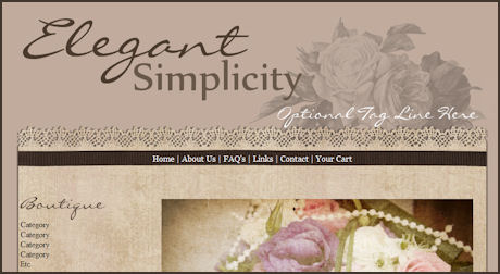 Elegant Simplicity - Web Design Template
