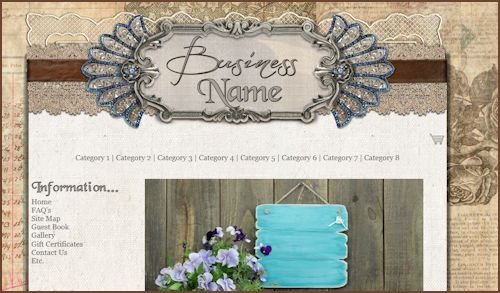 Rustic Elegance Web Design Template