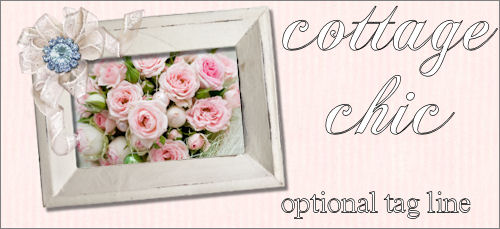 Cottage Chic Roses Web Design Template