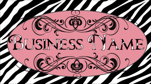 Bold and Sassy Zebra Print Template